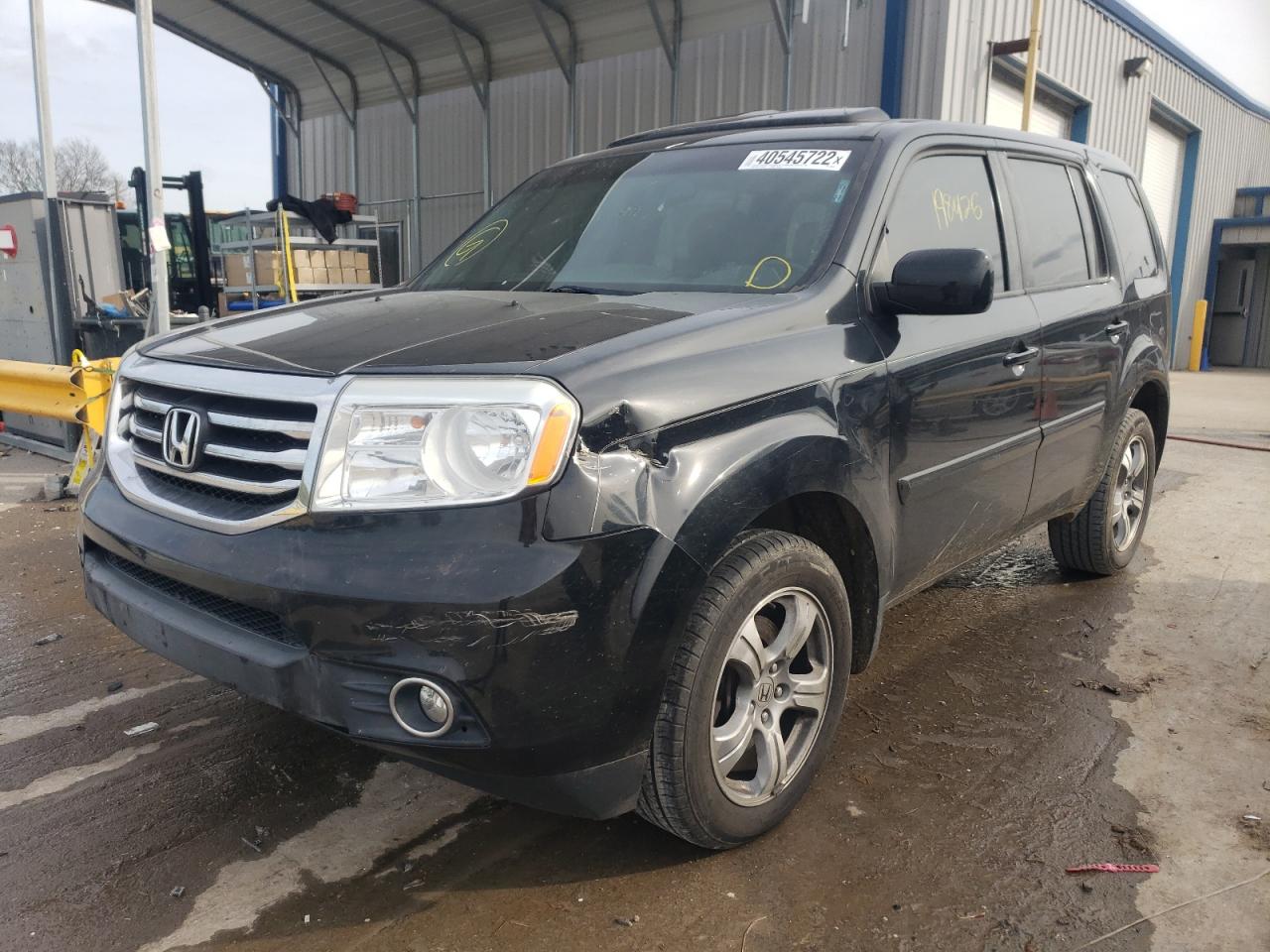 Photo 2 from auction – 2013 HONDA PILOT EXLN with VIN 5FNYF4H76DB056445
