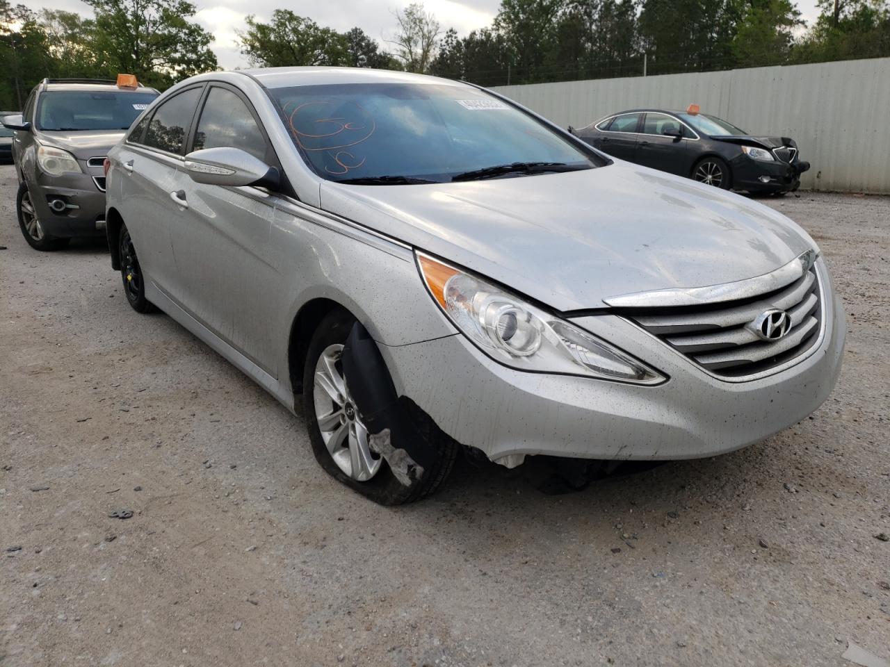 HYUNDAI SONATA GLS 2014 with VIN 5NPEB4AC9EH906528 - Photo from auction