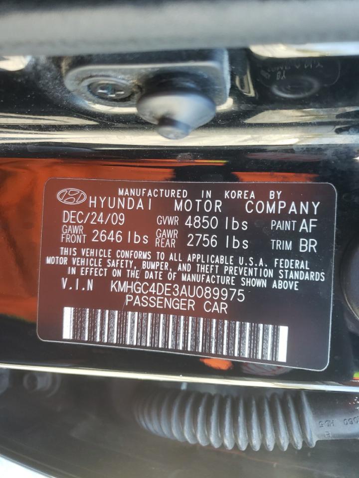 Photo 10 from auction – 2010 HYUNDAI GENESIS 3. with VIN KMHGC4DE3AU089975