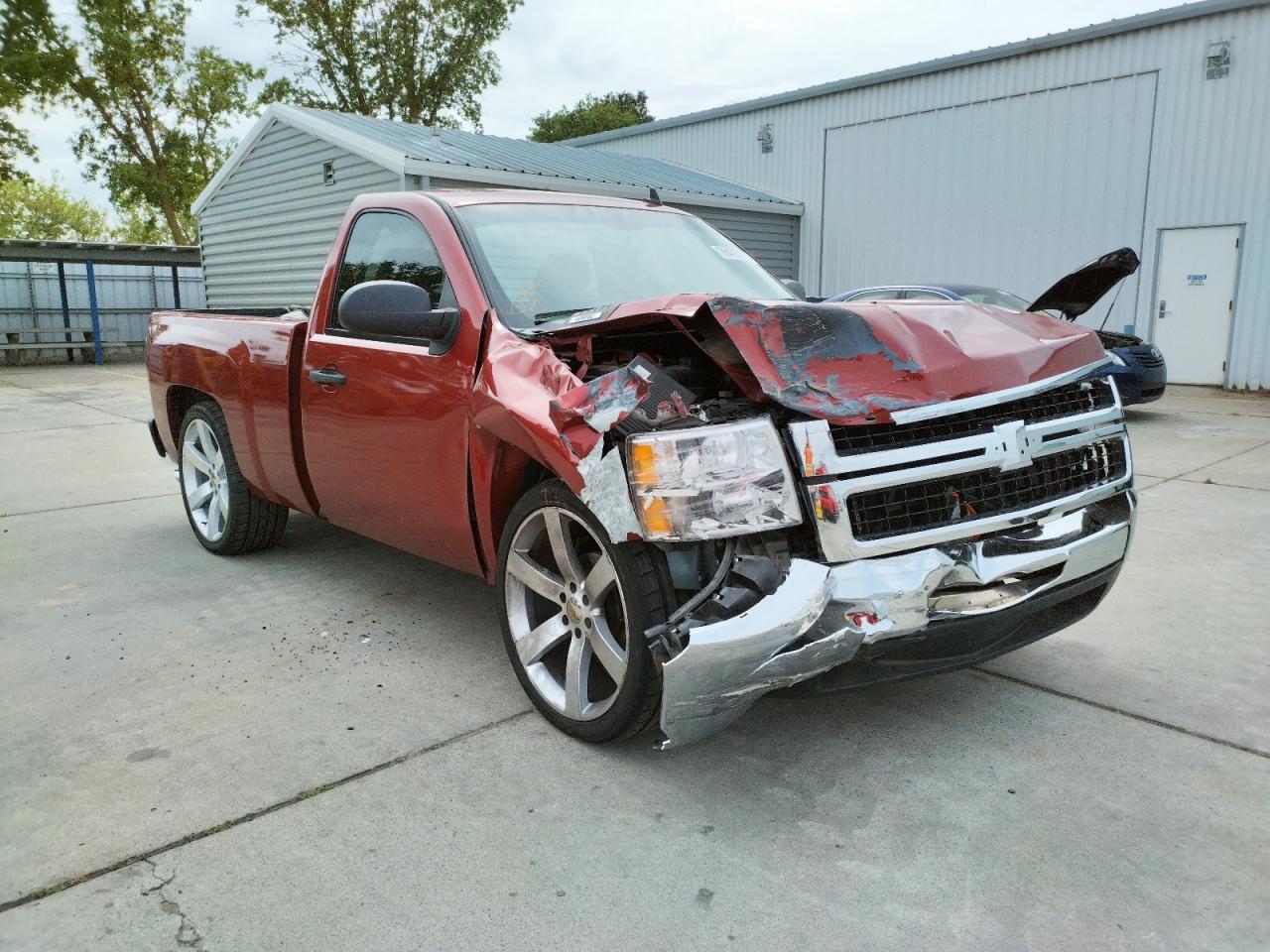 CHEVROLET SILVERADO 2007 with VIN 1GCEC14C37Z548877 - Photo from auction