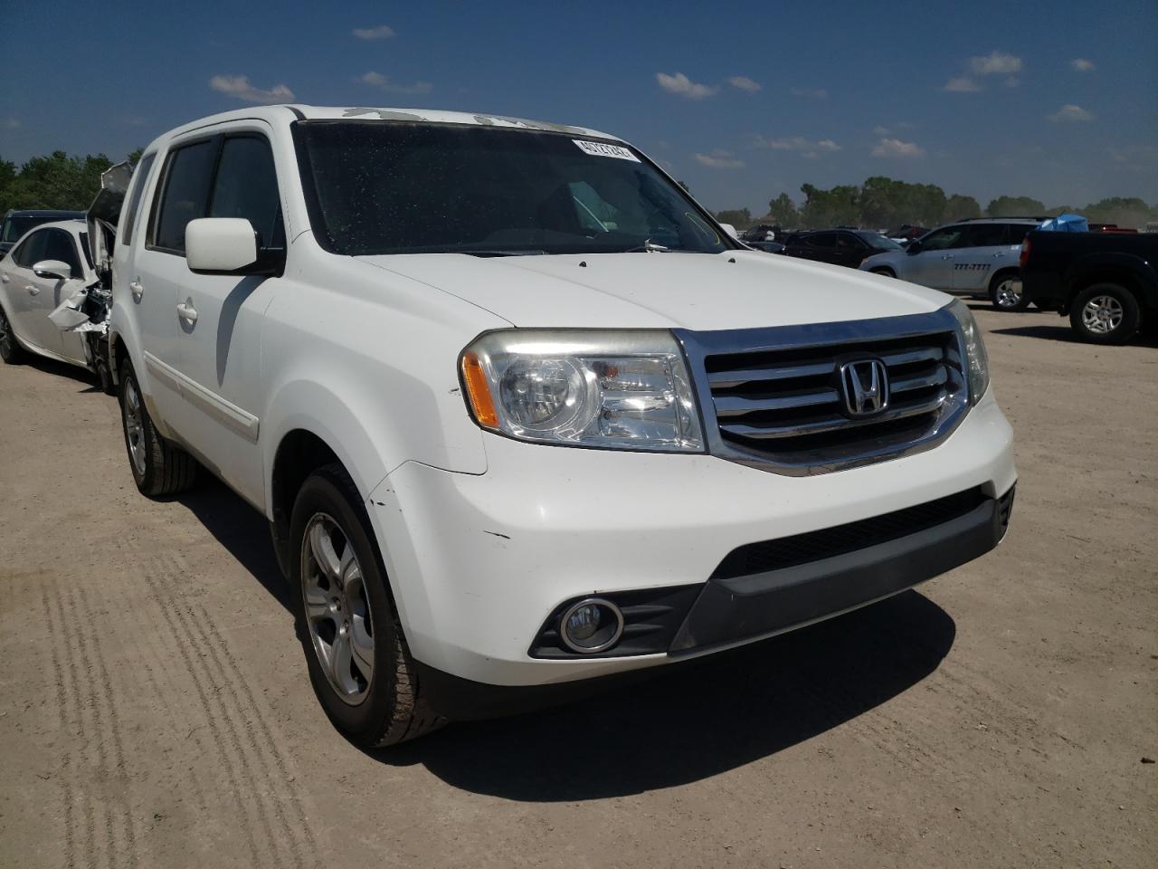 HONDA PILOT EXL 2013 with VIN 5FNYF4H55DB070755 - Photo from auction