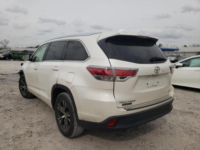 Photo 3 from auction – 2016 TOYOTA HIGHLANDER with VIN 5TDKKRFH7GS163837