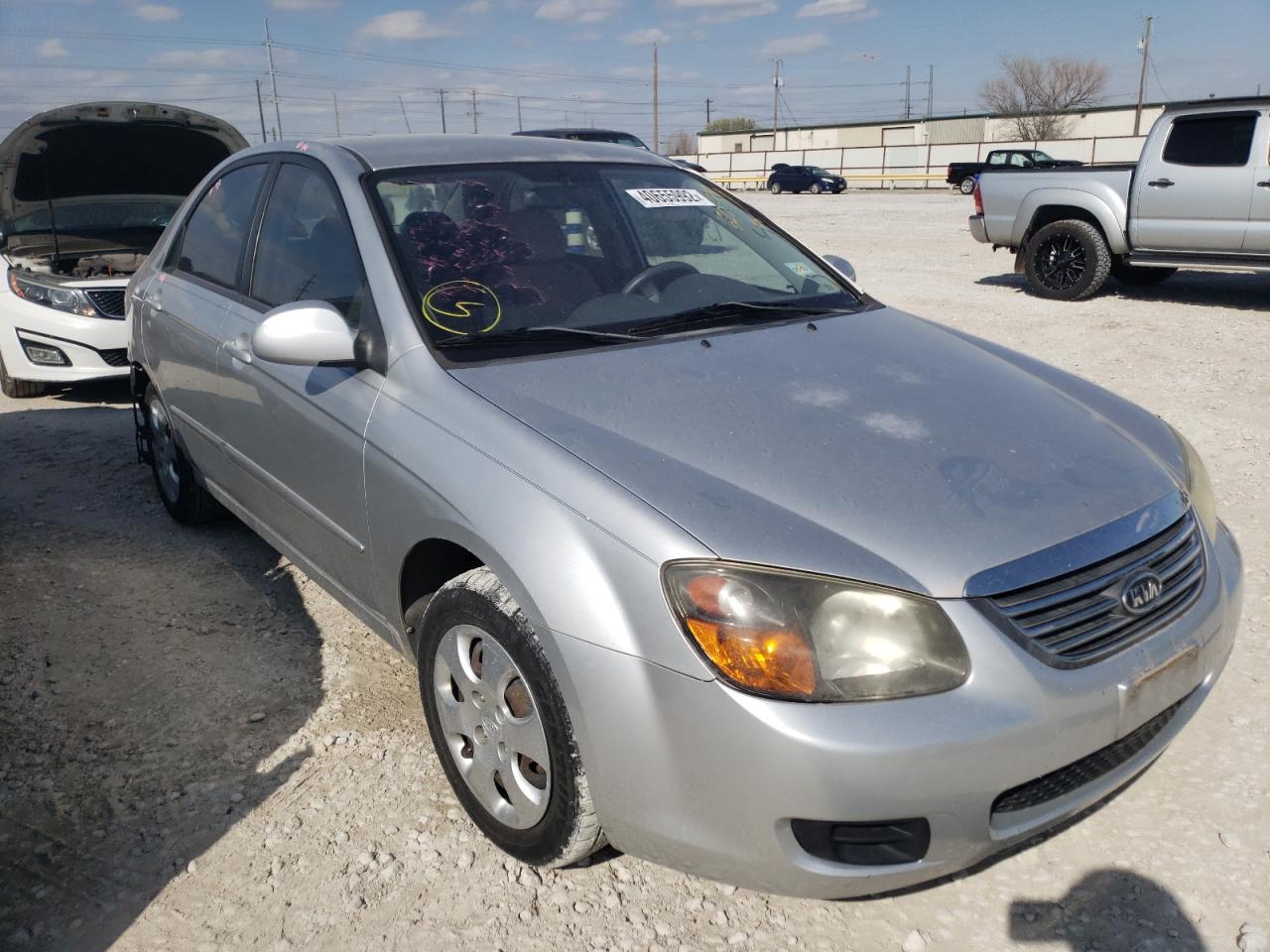KIA SPECTRA EX 2009 with VIN KNAFE221195620544 - Photo from auction