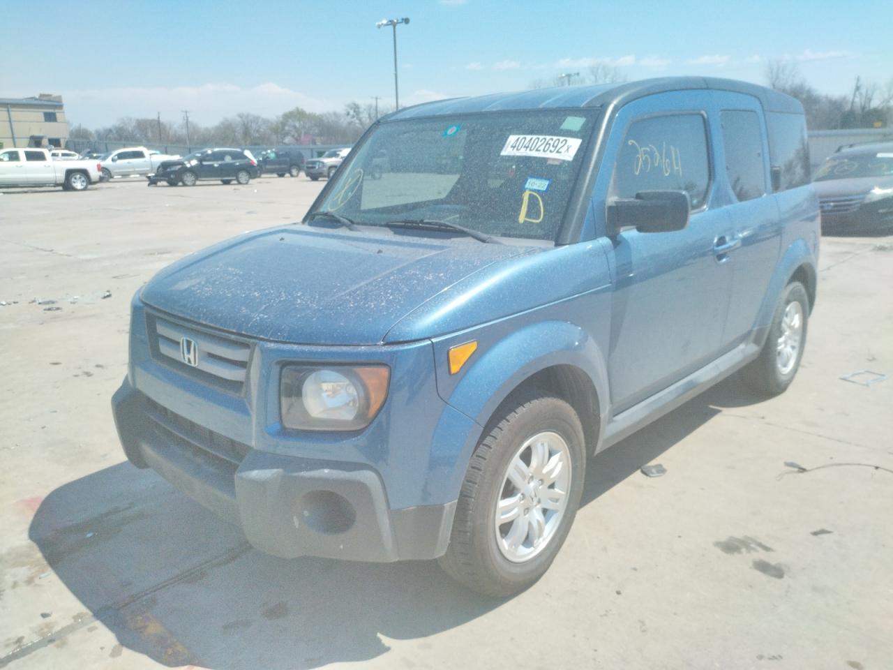 Photo 2 from auction – 2008 HONDA ELEMENT EX with VIN 5J6YH18798L001784