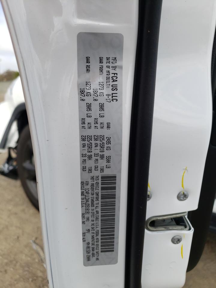 Photo 10 from auction – 2018 JEEP CHEROKEE L with VIN 1C4PJLDX4JD518191