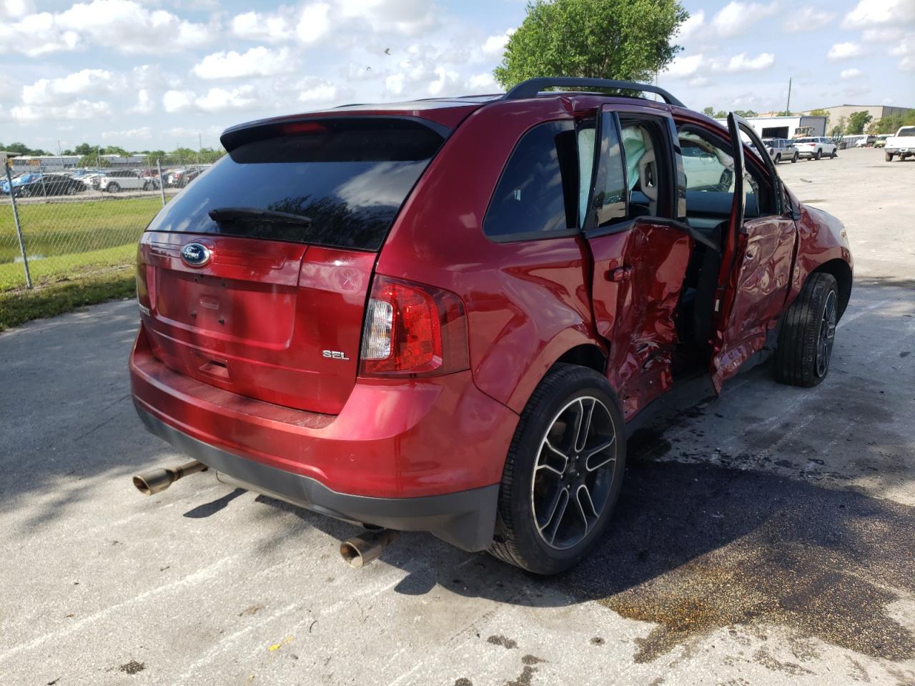 Photo 4 from auction – 2013 FORD EDGE SEL with VIN 2FMDK3JC9DBC57230