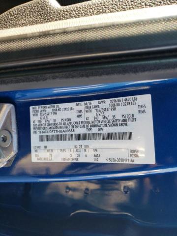 Photo 10 from auction – 2017 FORD ESCAPE S with VIN 1FMCU0F77HUA09686