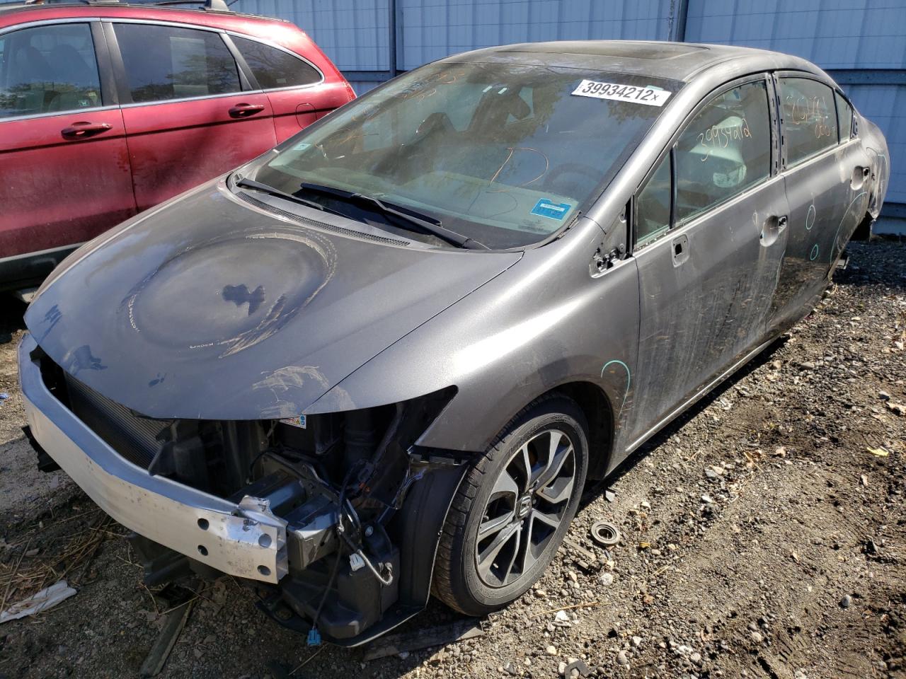 Photo 2 from auction – 2013 HONDA CIVIC EX with VIN 2HGFB2F8XDH500943