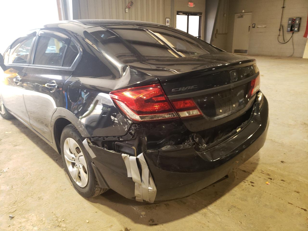 Photo 9 from auction – 2013 HONDA CIVIC LX with VIN 19XFB2F56DE204947