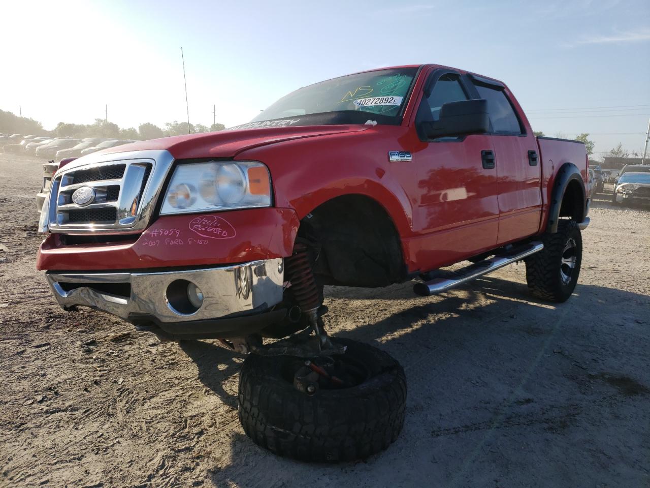 Photo 2 from auction – 2007 FORD F150 SUPER with VIN 1FTPW14V57FB01745