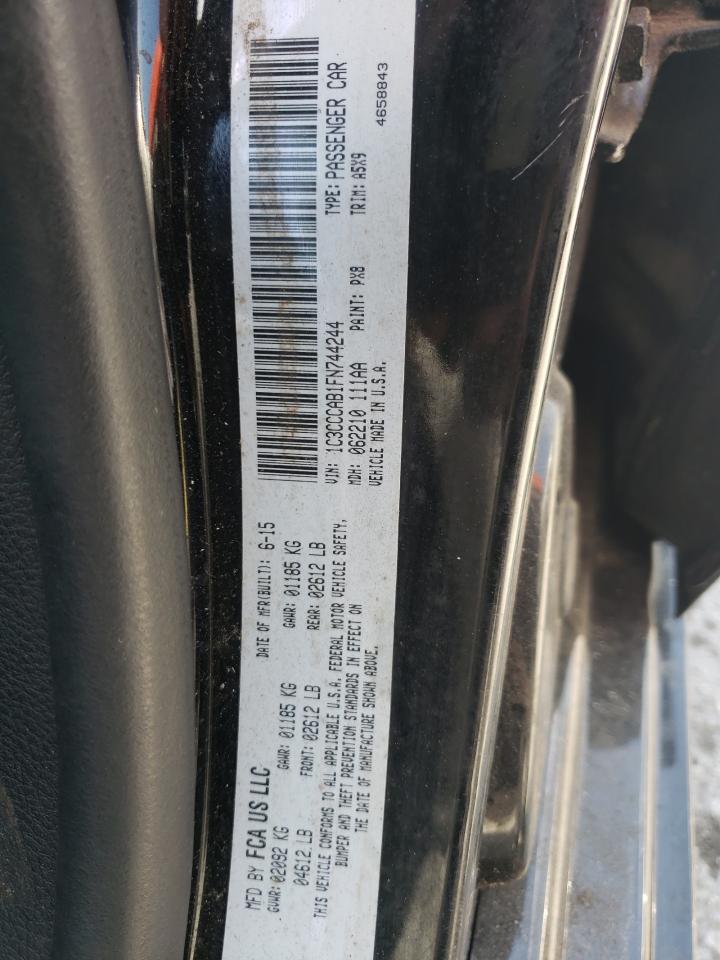 Photo 10 from auction – 2015 CHRYSLER 200 LIMITE with VIN 1C3CCCAB1FN744244