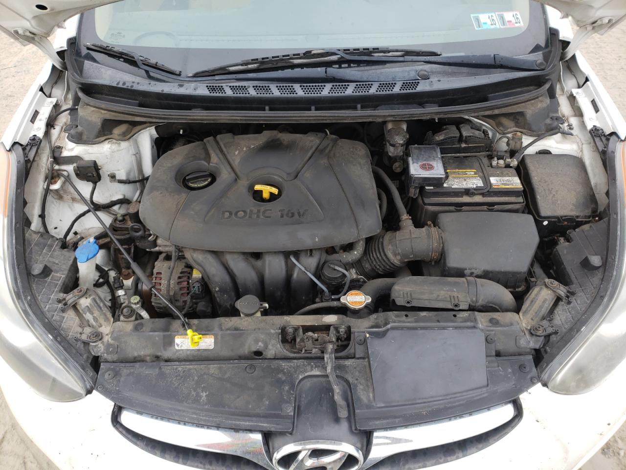 Photo 7 from auction – 2012 HYUNDAI ELANTRA GL with VIN 5NPDH4AE7CH120705