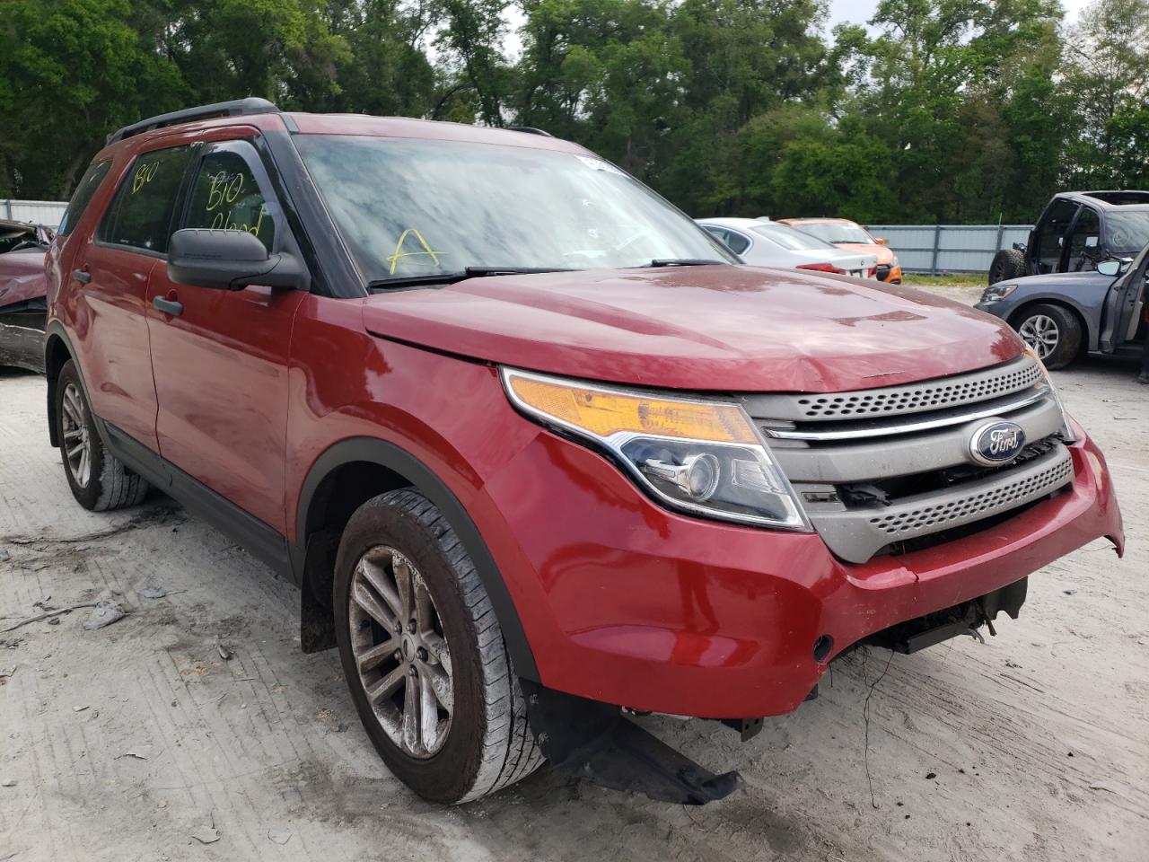 FORD EXPLORER 2015 with VIN 1FM5K7B82FGB37352 - Photo from auction