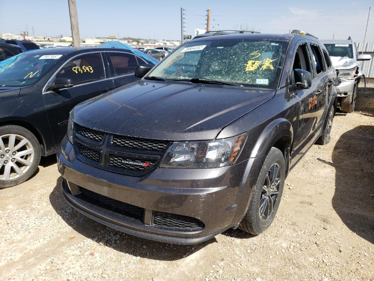 Photo 2 from auction – 2018 DODGE JOURNEY SE with VIN 3C4PDCAB6JT294089