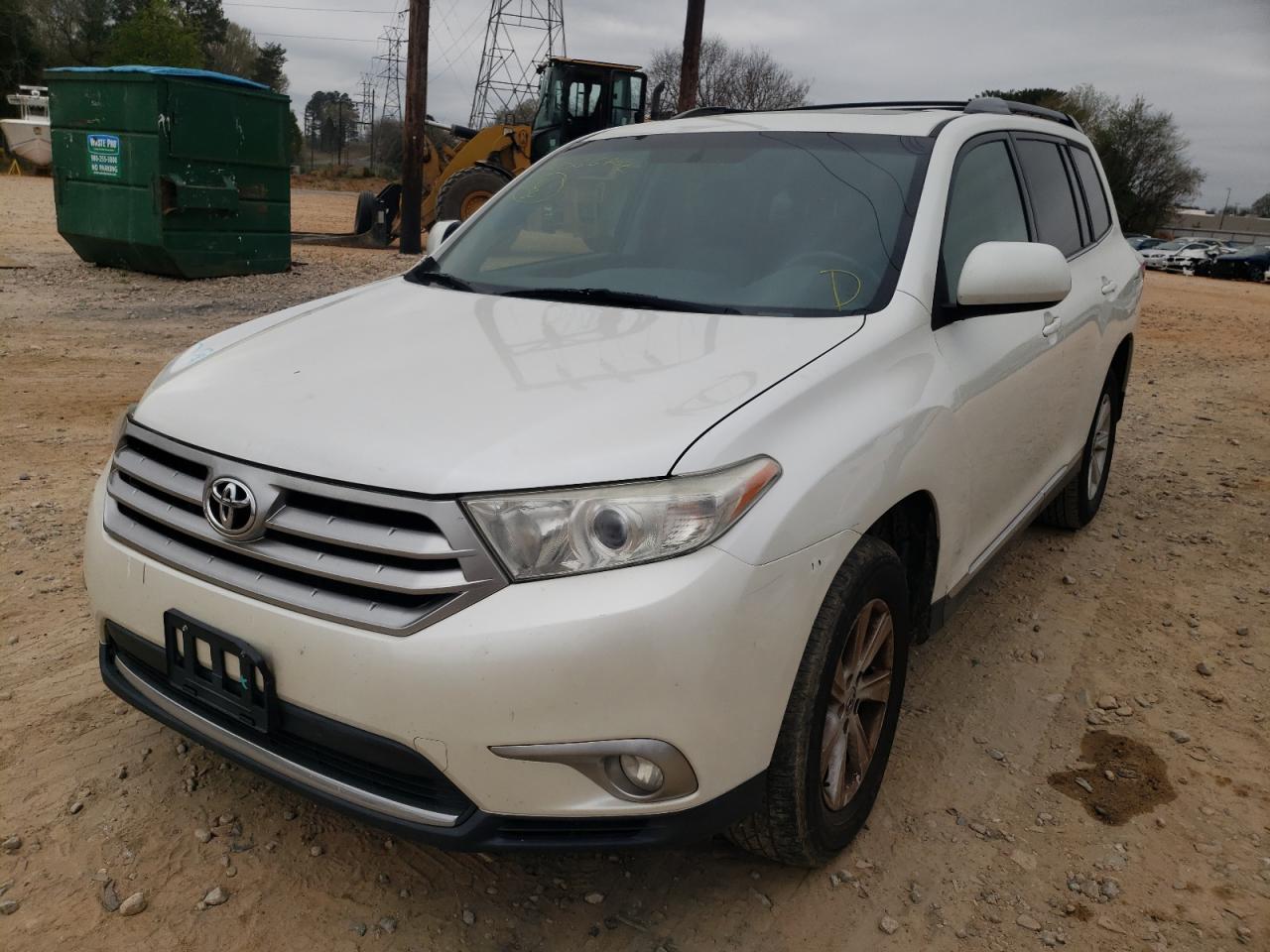 Photo 2 from auction – 2013 TOYOTA HIGHLANDER with VIN 5TDZK3EHXDS118299