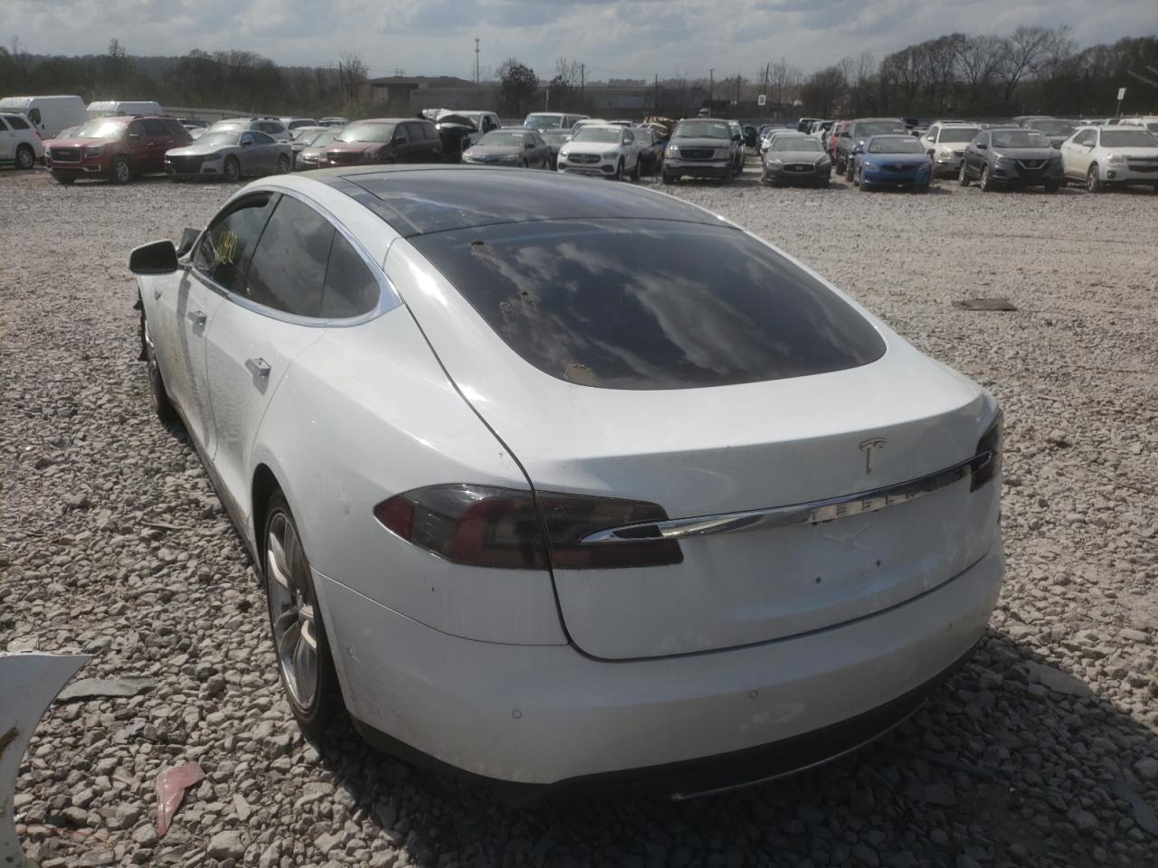 Photo 3 from auction – 2015 TESLA MODEL S with VIN 5YJSA1E11FF112992