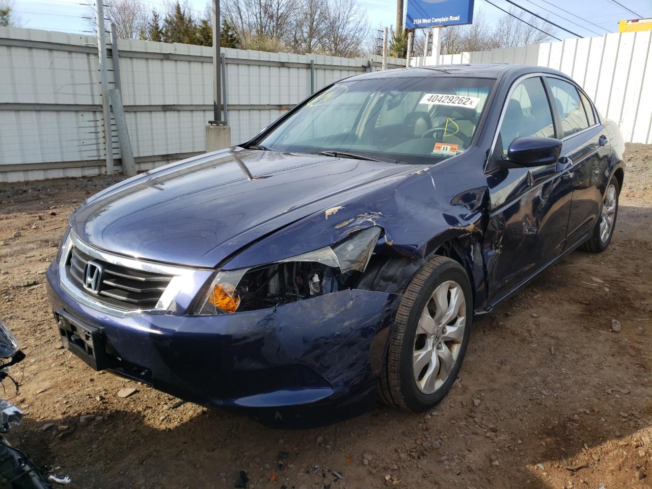 Photo 2 from auction – 2009 HONDA ACCORD EX with VIN 1HGCP26769A009707