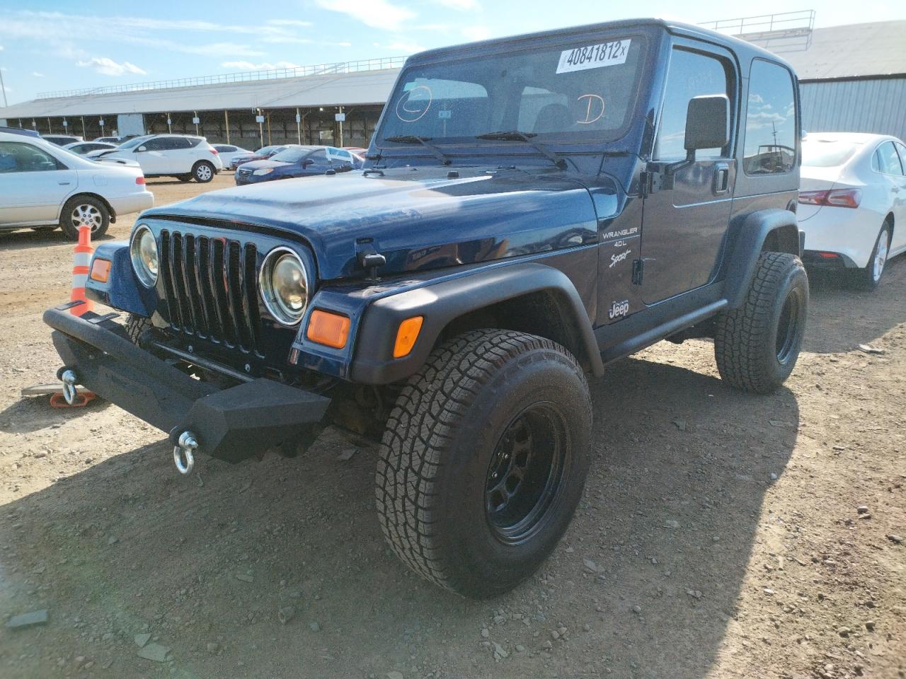 Photo 2 from auction – 2000 JEEP WRANGLER / with VIN 1J4FA49S3YP798624