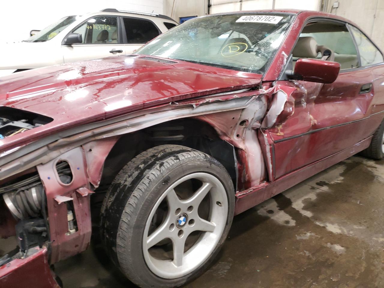 Photo 9 from auction – 1992 BMW 850 I AUTO with VIN WBAEG2310NCB74514