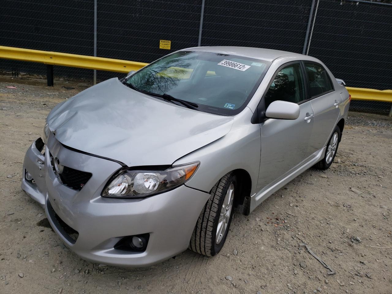 Photo 2 from auction – 2010 TOYOTA COROLLA BA with VIN 1NXBU4EE2AZ353564