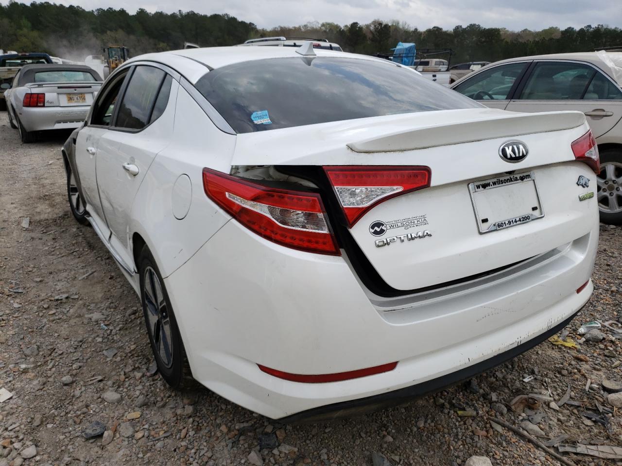 Photo 3 from auction – 2013 KIA OPTIMA HYB with VIN KNAGM4AD6D5060771