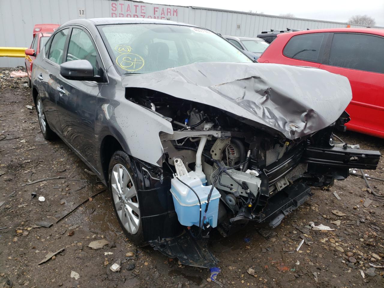 Photo 1 from auction – 2016 NISSAN SENTRA S with VIN 3N1AB7AP4GY233286