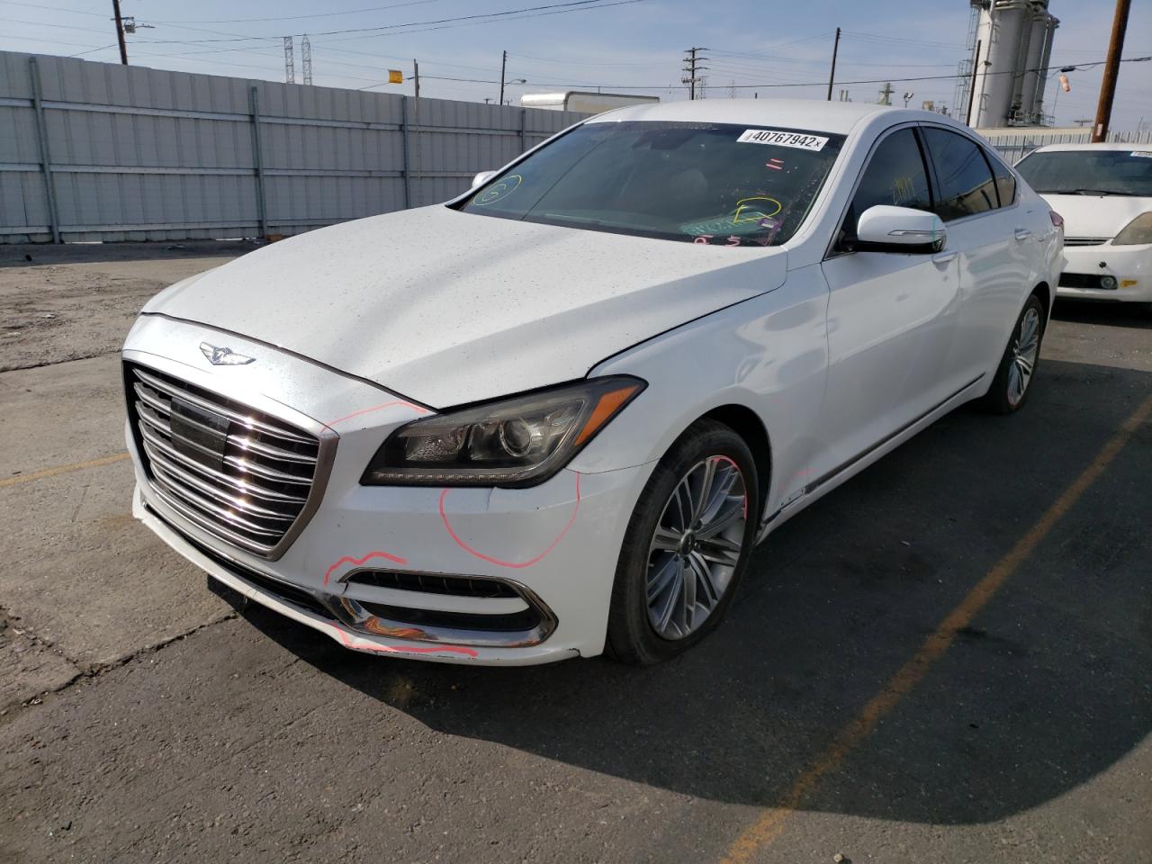 Photo 2 from auction – 2018 GENESIS G80 BASE with VIN KMHGN4JE5JU230723