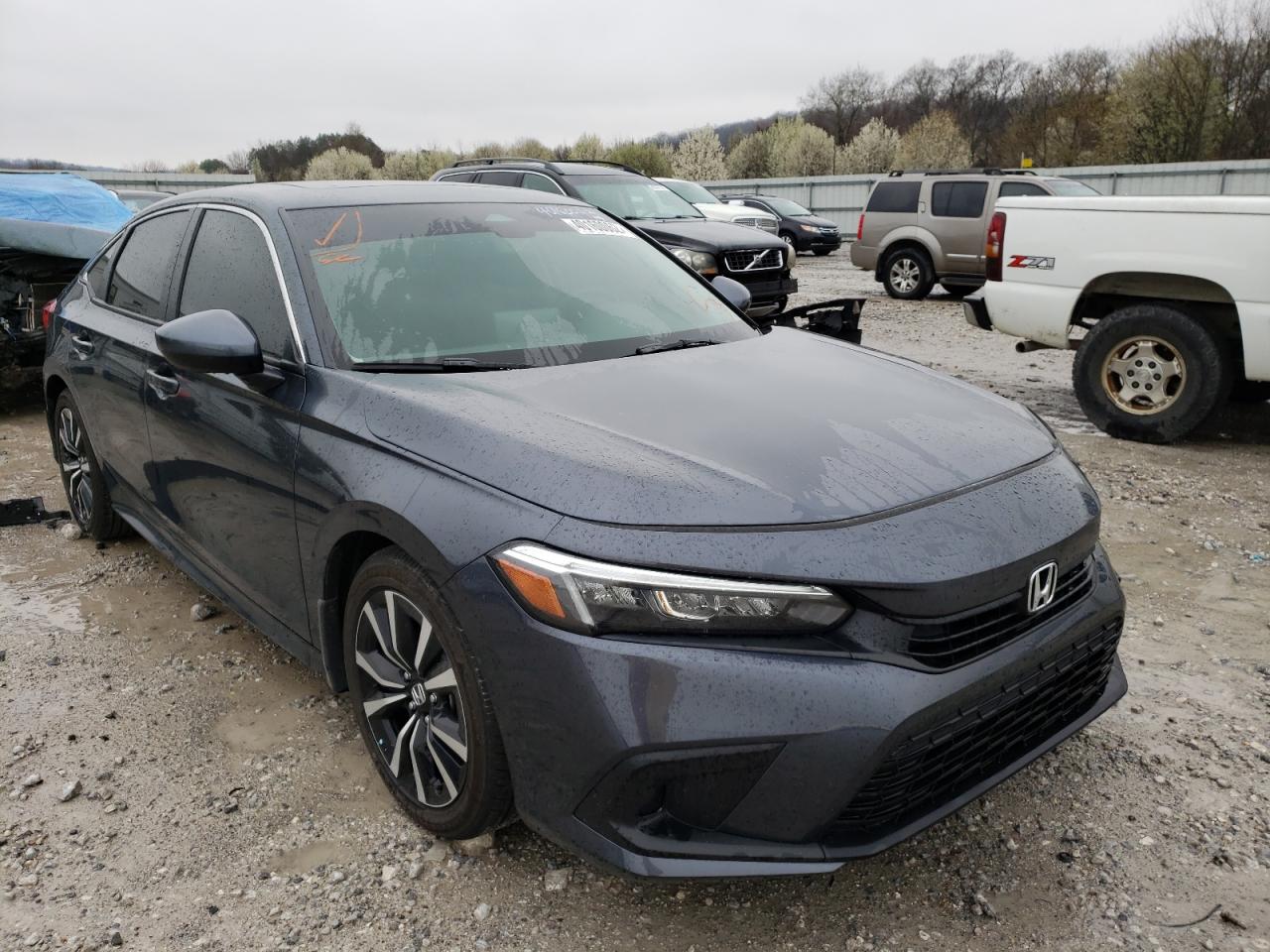 HONDA CIVIC EX 2022 with VIN JHMFE1F78NX007958 - Photo from auction