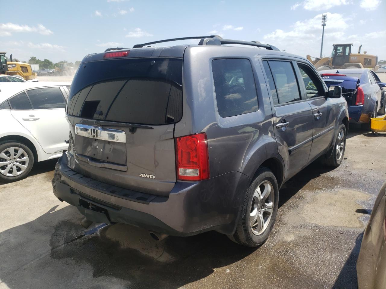 Photo 4 from auction – 2014 HONDA PILOT EXL with VIN 5FNYF4H56EB020190