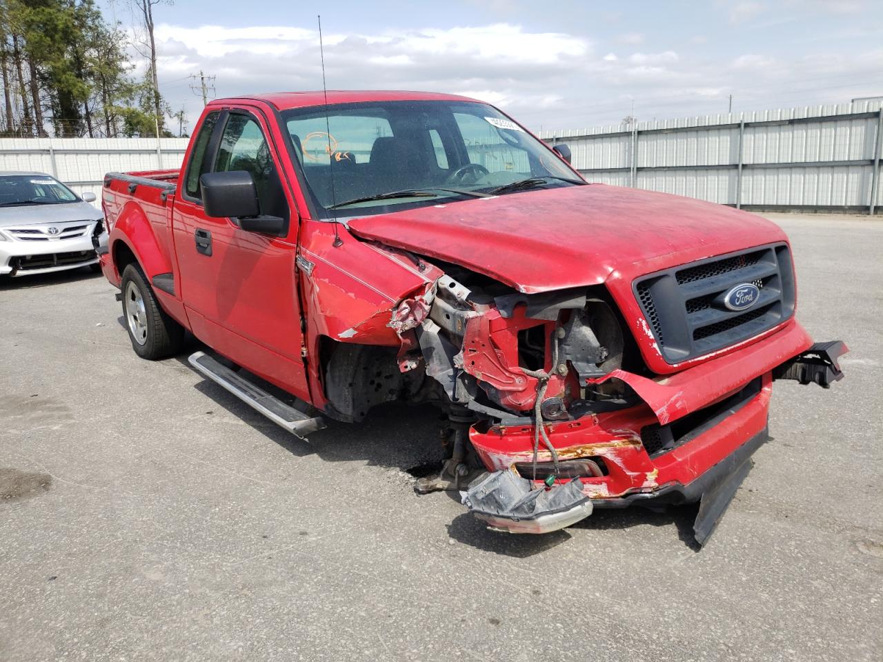 FORD F150 2005 with VIN 1FTRF02W75KE26772 - Photo from auction