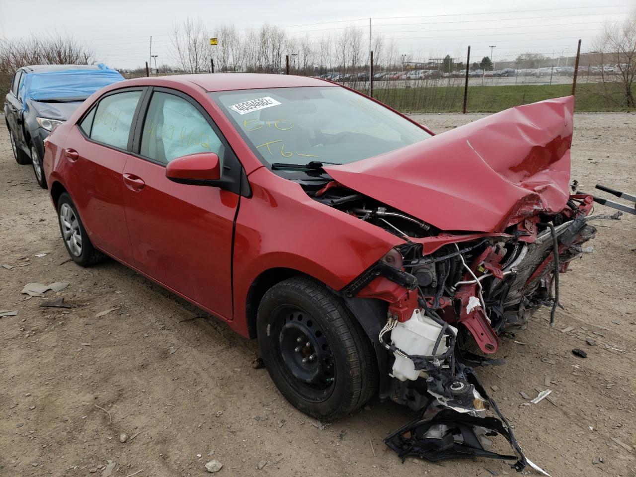 TOYOTA COROLLA L 2014 with VIN 2T1BURHEXEC038446 - Photo from auction