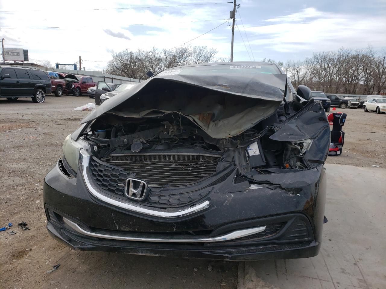 Photo 9 from auction – 2013 HONDA CIVIC LX with VIN 19XFB2F52DE210115
