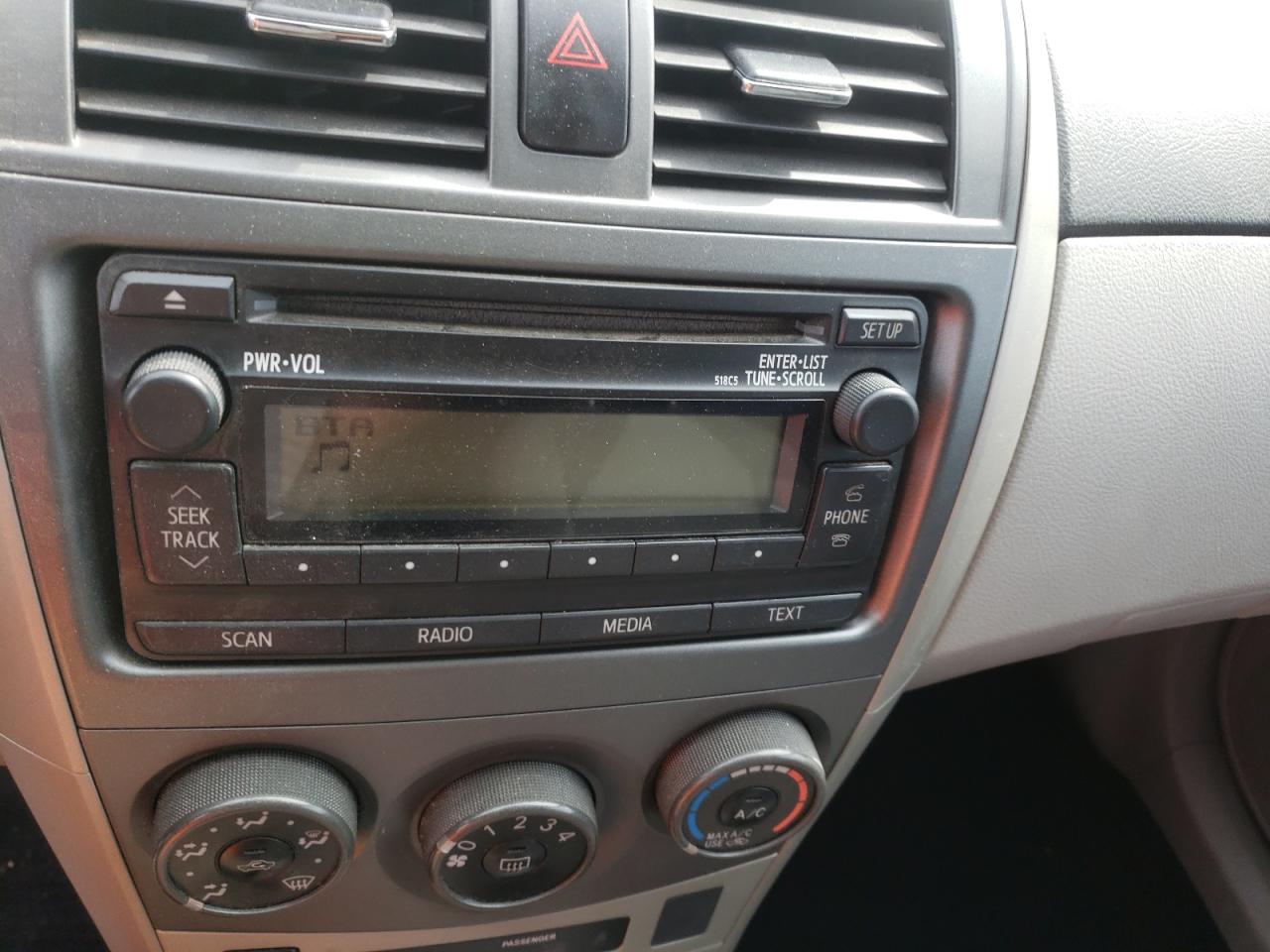 Photo 9 from auction – 2012 TOYOTA COROLLA BA with VIN 2T1BU4EE4CC894586