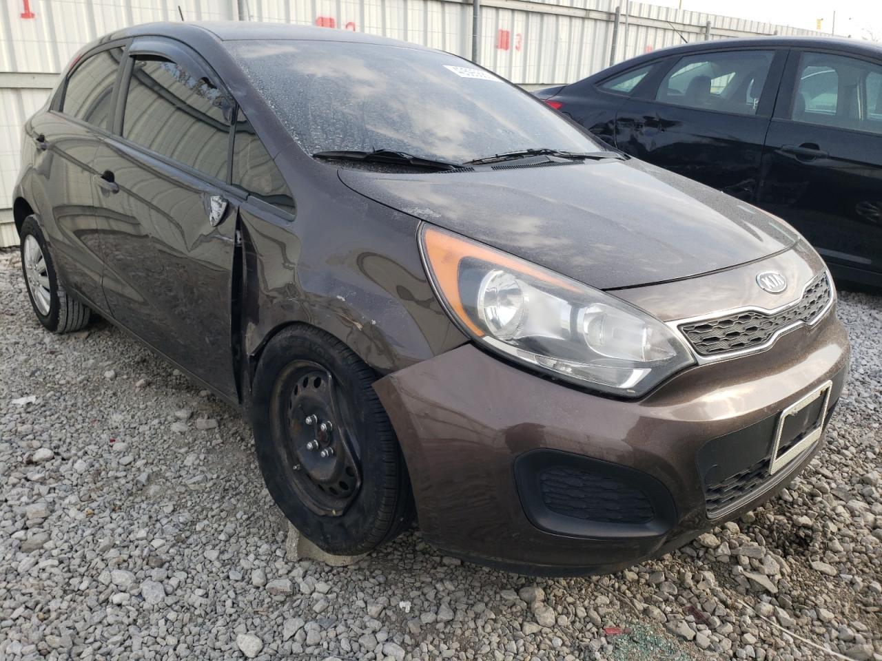 KIA RIO EX 2012 with VIN KNADN5A39C6012395 - Photo from auction