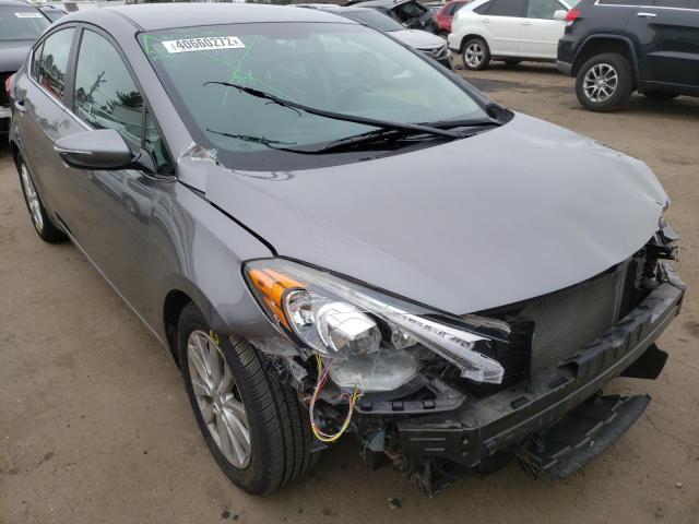 KIA FORTE EX 2015 with VIN KNAFX4A81F5306604 - Photo from auction