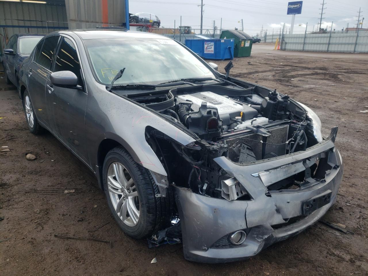 INFINITI G37 2013 with VIN JN1CV6AR3DM750136 - Photo from auction