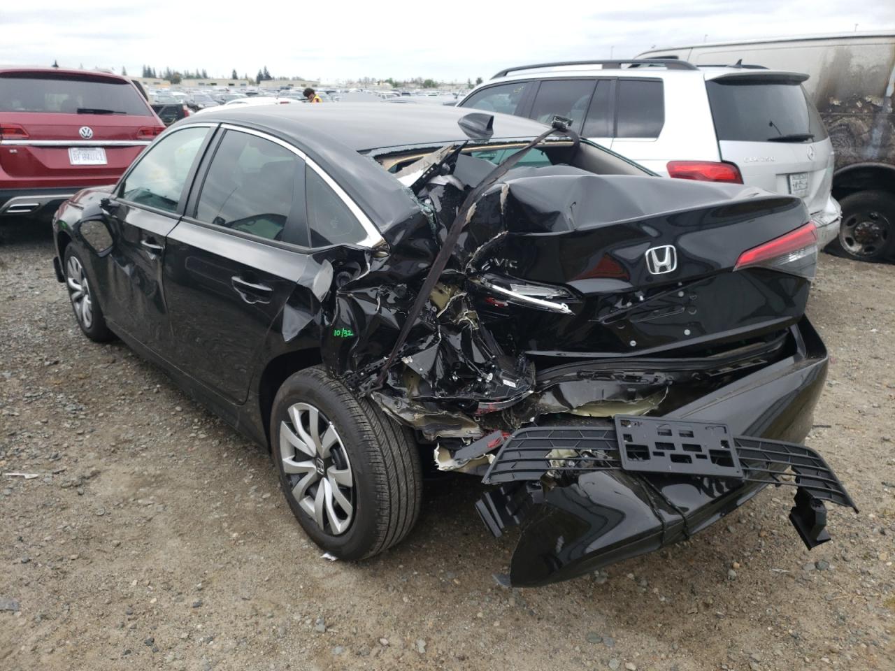 Photo 9 from auction – 2022 HONDA CIVIC with VIN 2HGFE2F23NH558381