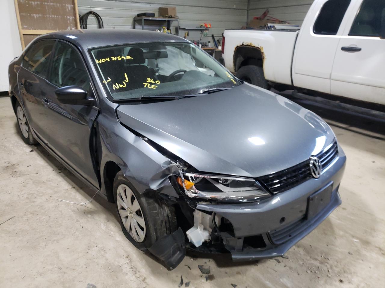 VOLKSWAGEN JETTA BASE 2012 with VIN 3VW2K7AJ8CM470875 - Photo from auction