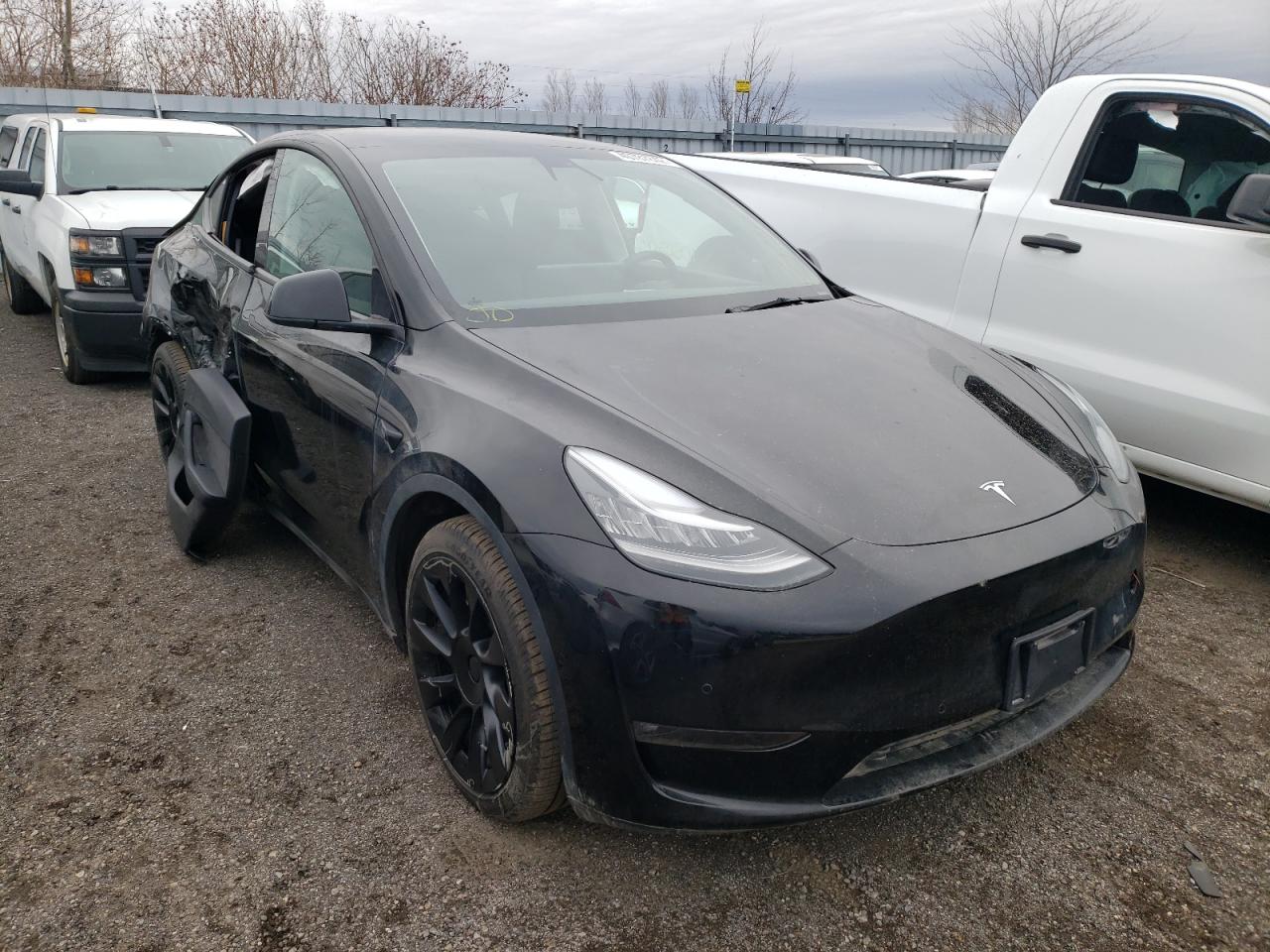 TESLA MODEL Y 2021 with VIN 5YJYGDEE3MF181970 - Photo from auction