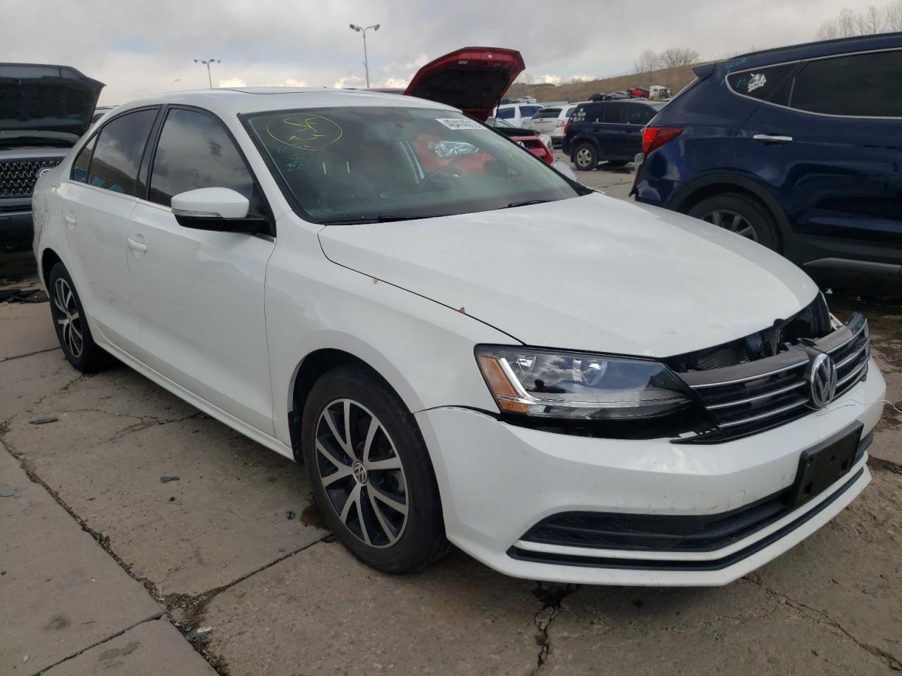 VOLKSWAGEN JETTA SE 2017 with VIN 3VWDB7AJ0HM338161 - Photo from auction