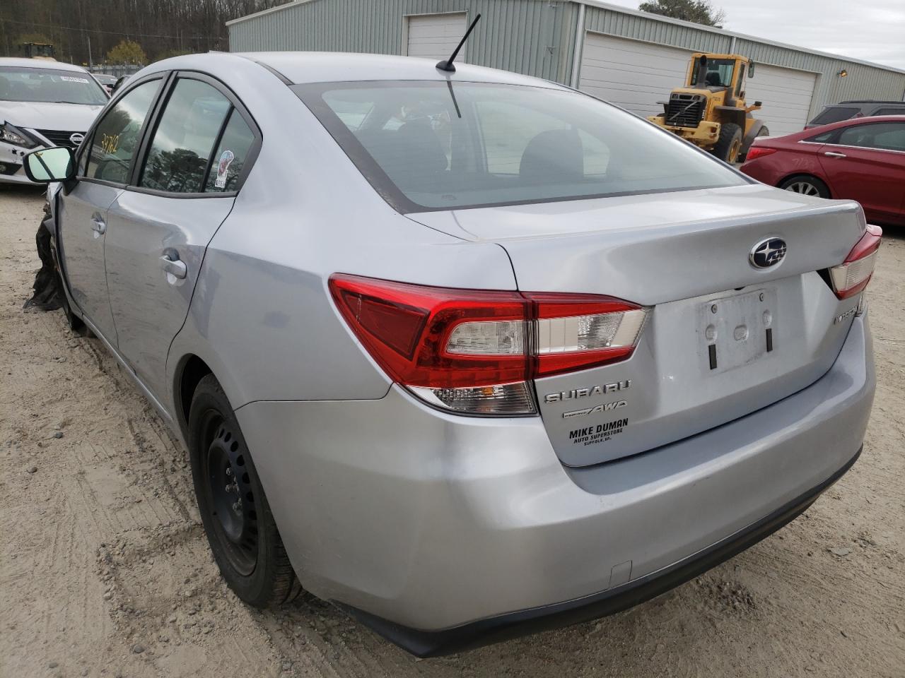 Photo 3 from auction – 2019 SUBARU IMPREZA with VIN 4S3GKAA65K3609202