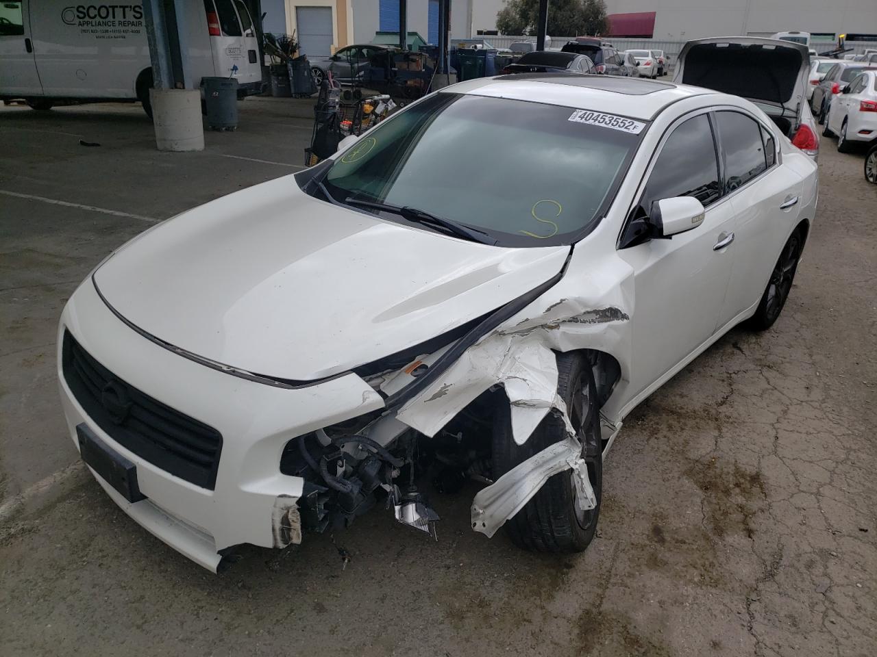 Photo 2 from auction – 2014 NISSAN MAXIMA S with VIN 1N4AA5AP1EC468020