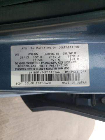 Photo 10 from auction – 2014 MAZDA 3 TOURING with VIN JM1BM1V76E1112344