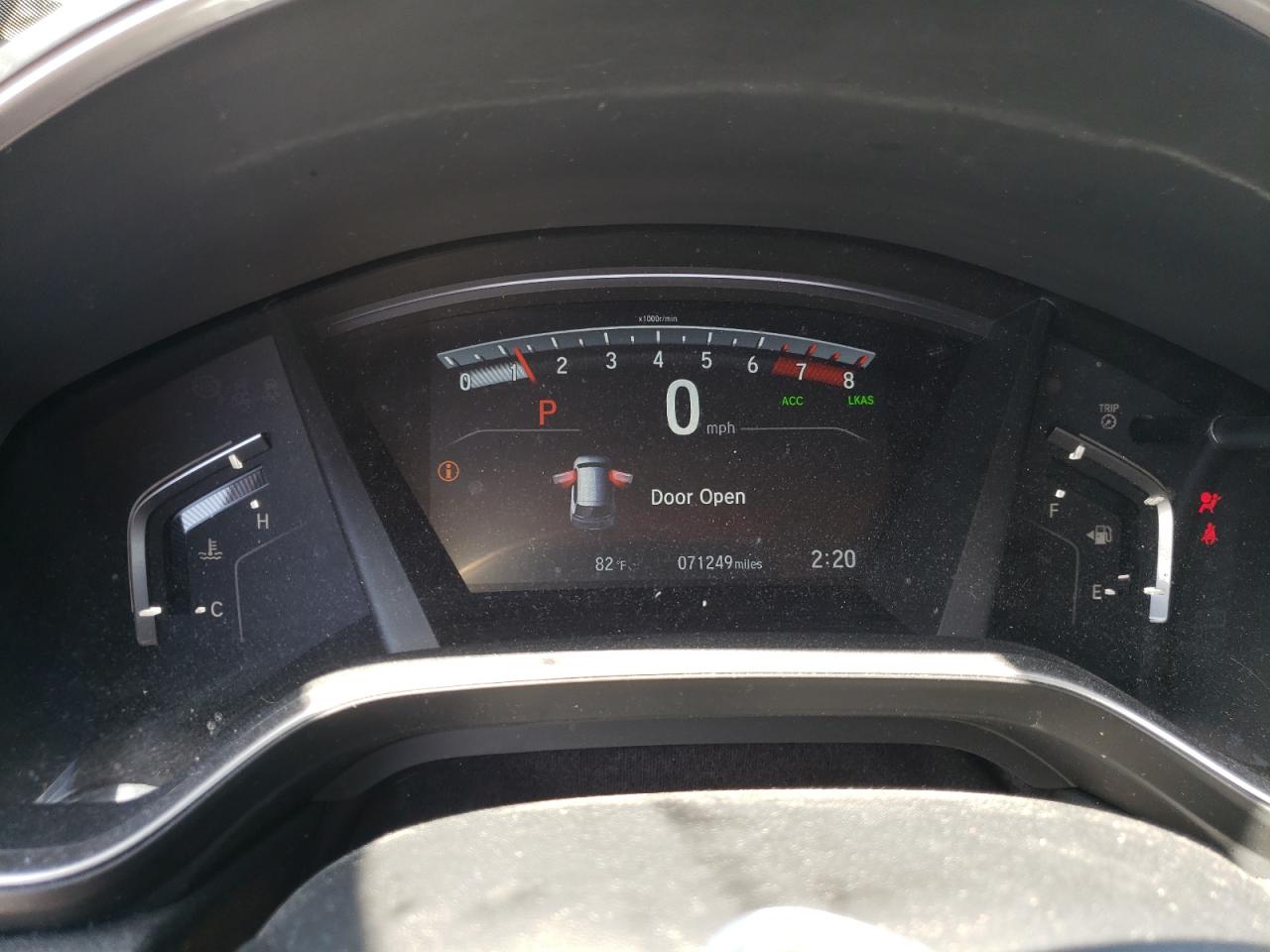 Photo 8 from auction – 2017 HONDA CR-V EXL with VIN 2HKRW2H82HH679313