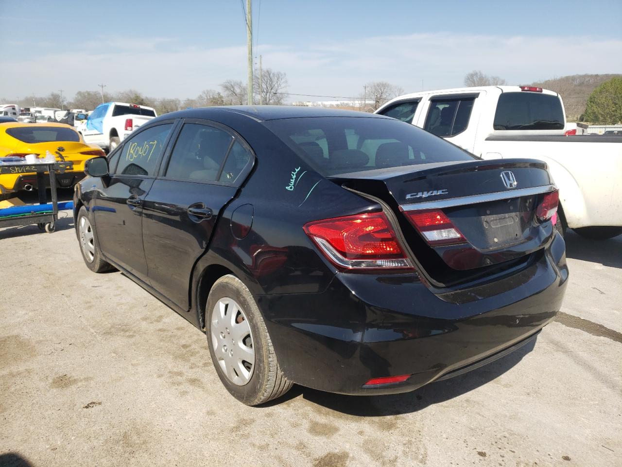 Photo 3 from auction – 2013 HONDA CIVIC LX with VIN 19XFB2F5XDE013273