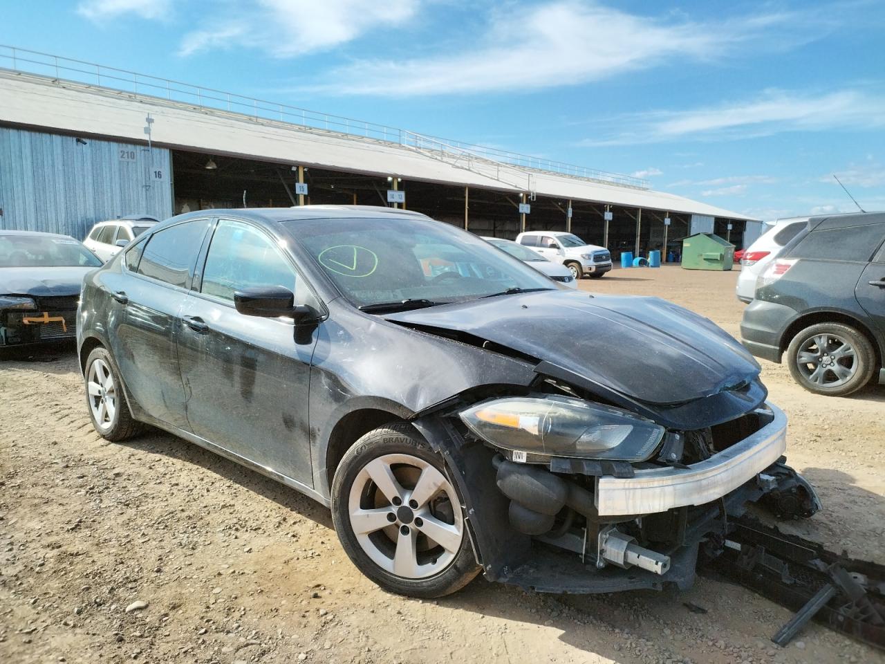 DODGE DART SXT 2016 with VIN 1C3CDFBB2GD592642 - Photo from auction