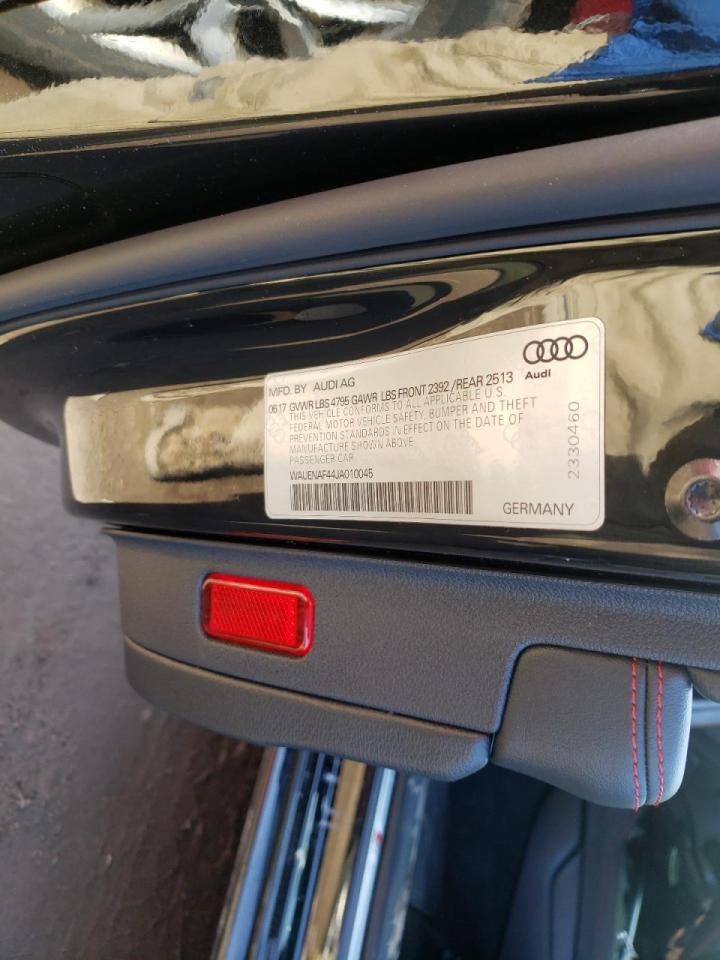 صورة رقم 10 من المزاد - 2018 AUDI A4 PREMIUM مع VIN WAUENAF44JA010045