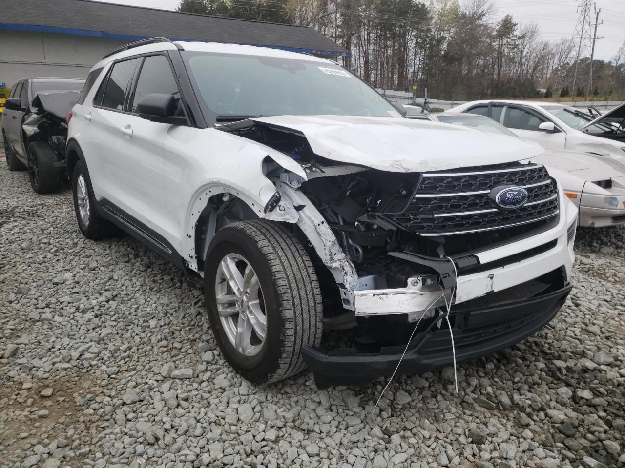 FORD EXPLORER X 2021 with VIN 1FMSK7DH6MGA55833 - Photo from auction