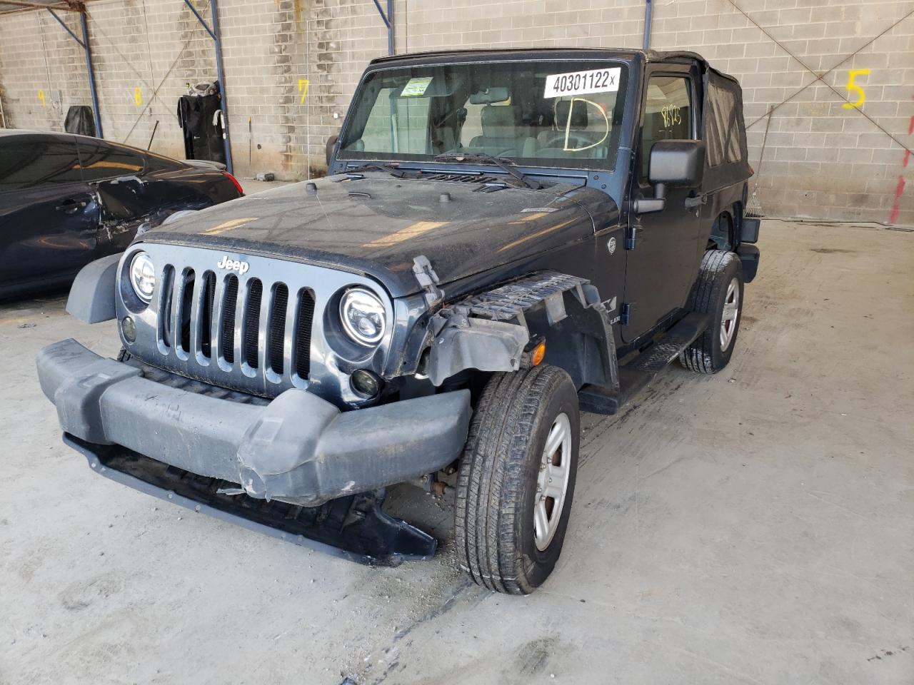 Photo 2 from auction – 2007 JEEP WRANGLER X with VIN 1J4FA24137L180602