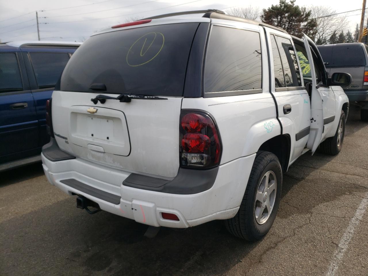 Photo 4 from auction – 2005 CHEVROLET TRAILBLAZE with VIN 1GNDT13S452121645